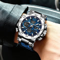 LIGE Electronic Men's Wristwatch Luxury LED Display Luminous Sports Man Watch Waterproof Military Quartz Alarm Date Watches Male