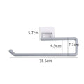 Punch-free Kitchen Paper Towel Rack Toilet Paper Roll Rack Hanger Wall-mounted Towel Bar Kitchen Bathroom Accessories