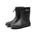 1 Pair of Men's Short-Tube Rain Boots, Outdoor Commuting Waterproof Shoes, Women's Low-Cut Lightweight Non-Slip Water Boots, Beach Rain Boots