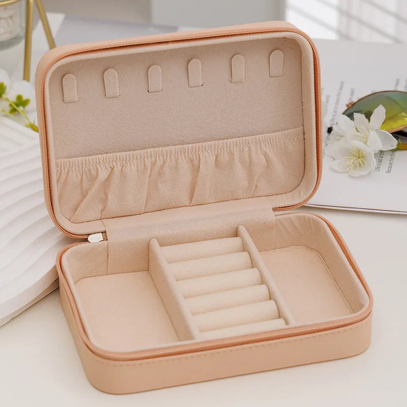 Double - layer Wooden Jewlery Box Ring Jewelry Boxes and Packaging with PU Leather Storage Organizer and - Visuel 8 | SAMAG