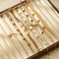 GANPUP 316L Stainless Steel Delicate Pearl Starfish Charms Bracelet For Women Texture Waterproof Wrist - Visuel 2 | SAMAG