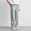 Lyocell Straight Jeans Summer Thin Retro Loose Casual | SAMAG
