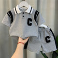 1Set Boys Girls Leisure Set Fashion Children Short Sleeve | SAMAG