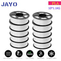 JAYO pla plus petg High speed matte PETG APLA 10Rolls  filament 175mm no bubbles smooth multiple colors optional for 3D printing