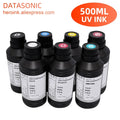 500ML Bottle LED UV Ink For Epson L800 L805 L1800 R290 R330 1390 1400 1410 UV Printer Ink UV Varnish Gloss Ink Hard INK Soft