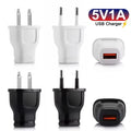 Mobile Phone Chargers 5V 1A USB Charger Mini Power Adapter Travel Wall Charger For iPhone 16 15 14 13 Pro Max Samsung S20 Phone