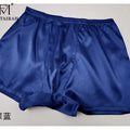 Men's silk underwear Briefs 19 Mm   Silk  Pants Underwear Home Pants Shorts Men's Sleeping Pants Silk Comfortablsilk underwear