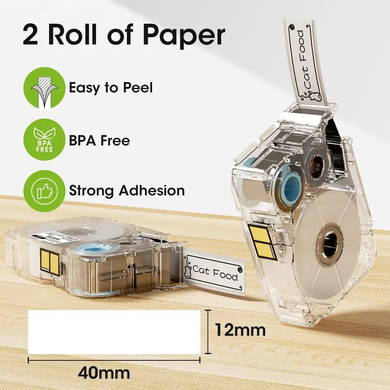 Phomemo A30 P15 Label Maker Long & Gap Tape, Continuous - Visuel 6 | SAMAG