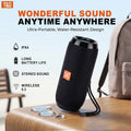 TG117 Bluetooth Portable Wireless Speaker, IPX4 Waterproof, TWS Stereo Sound, Support TF Card & USB Playback, Connect Phone Tablet TV, Outdoor Wireless Audio Speaker, Ideal Birthday, Thanksgiving, Christmas Party Gift