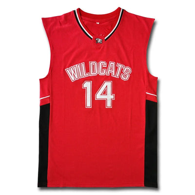 Zac Efron Troy Bolton East High School Wildcats No 14 Red | SAMAG