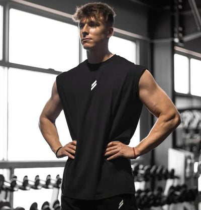 Sleeveless T-shirt Men Quick-drying Fitness Bodybuilding | SAMAG
