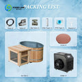 Customized Factory Sale Luxury Freestanding Ice Bath Tub Soaking Hot Tub Custom Cold Plunge Bathtub With Spa