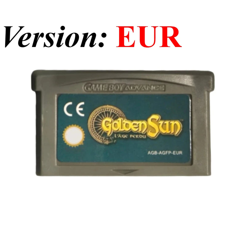 Classic GBA Game Cartridge Breath of Fire Kirby Sonic Advance Wars Golden Sun GBA SP Retro Video Game Collection Gift