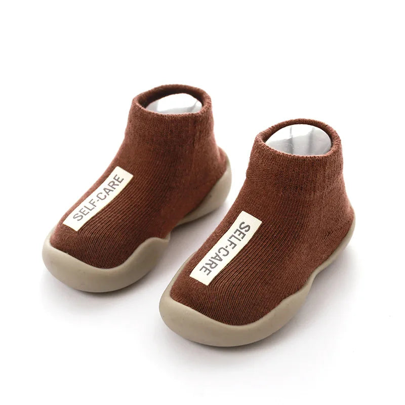 Baby Walking Shoes Sock Shoes First Walker Shoes Toddler Infant Boys Girls Kids Soft Sole Floor Shoes Non-Slip