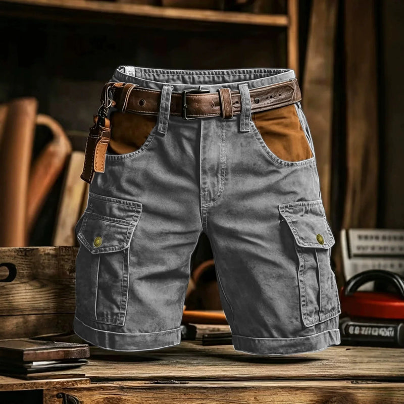 Male Cargo Knee Shorts Men Sports Casual Bermuda | SAMAG