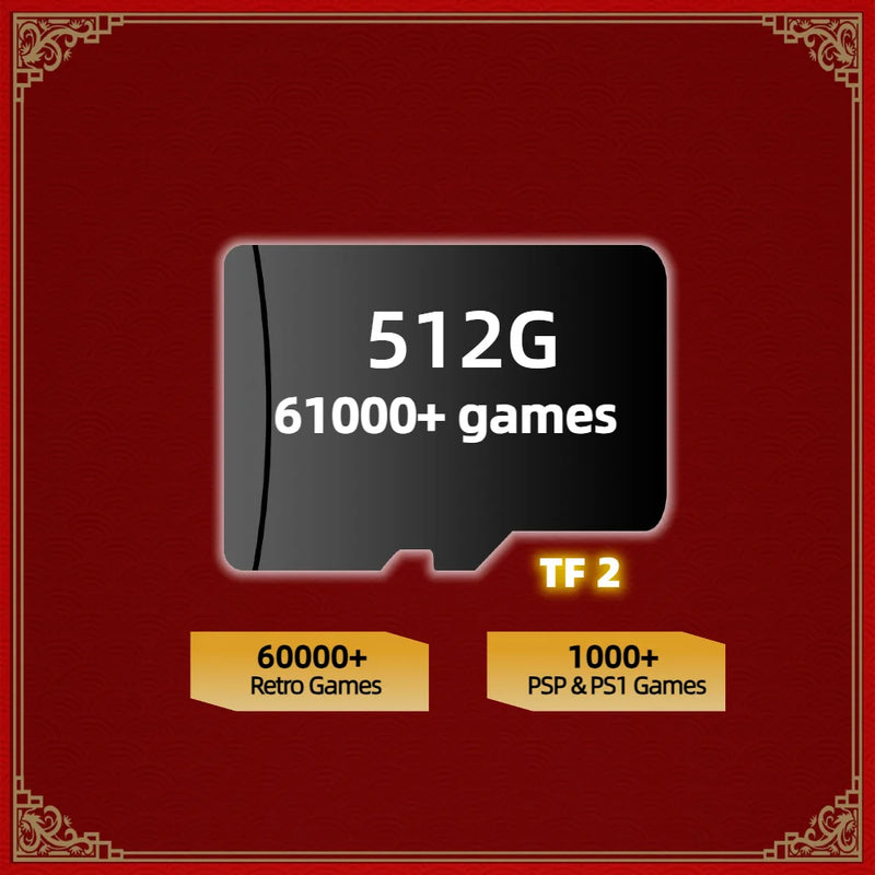 Game Card For R36S Plug&Play Pre-install Retro Games PSP PS1 SD Portable Console Gaming Memory TF H-Speed 1TB 512G 256G 128G