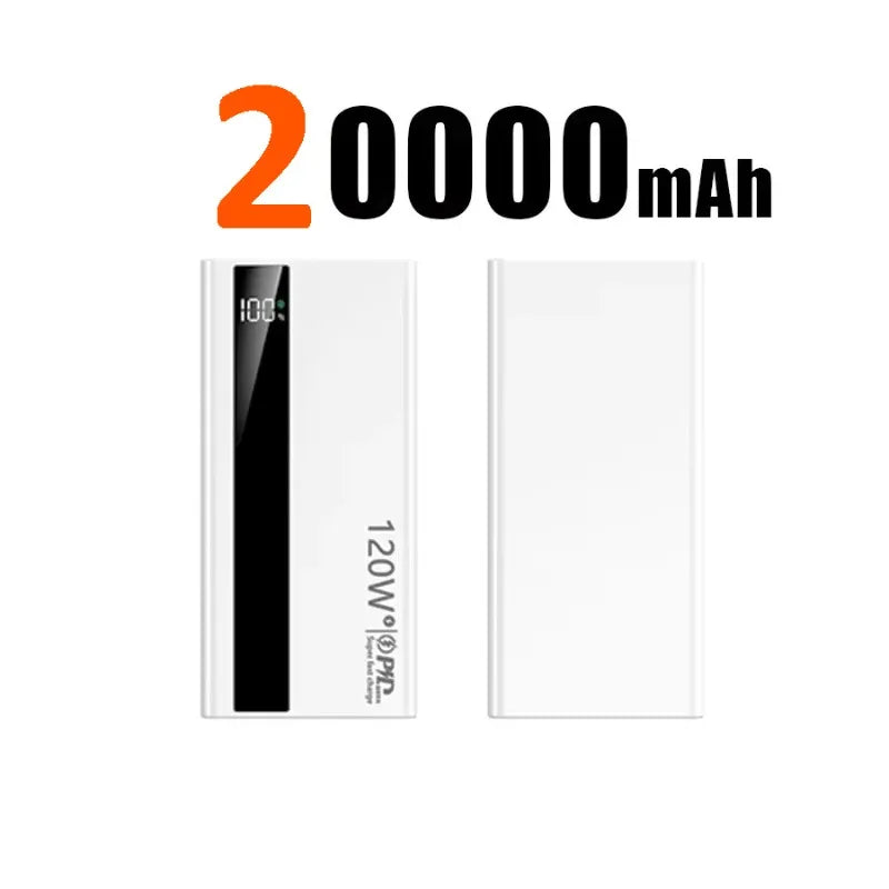 Portable 20000mAh Power Bank 22.5W Fast Charging External Battery High Capacity Universal Mobile Power Supply for IPhone Android