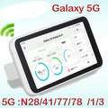 unlocked Galaxy 5G Mobile Wifi SCR01 4g 5g mifi with sim card slot lte 5g sim card wifi pocket router  portatil 4g power bank