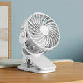 Rechargeable Portable Rechargeable Clip Fan 720°Rotatable Hanging Fan Cooler For Easy Portability Outdoor Office Small Fan 2026