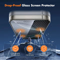 HD Tempered Glass Screen Protector, Full Coverage Ultra Clear Anti-Scratch Phone Screen Film, Compatible with iPhone 17 Pro Max/16/15/14/13/12 Series, Pro/Plus/Air Models