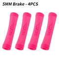 MUQZI 4/8pcs Bicycle Cable Protector Brake Shift Line Frame Protect Sleeve MTB Road Fixed Gear Bike Universal