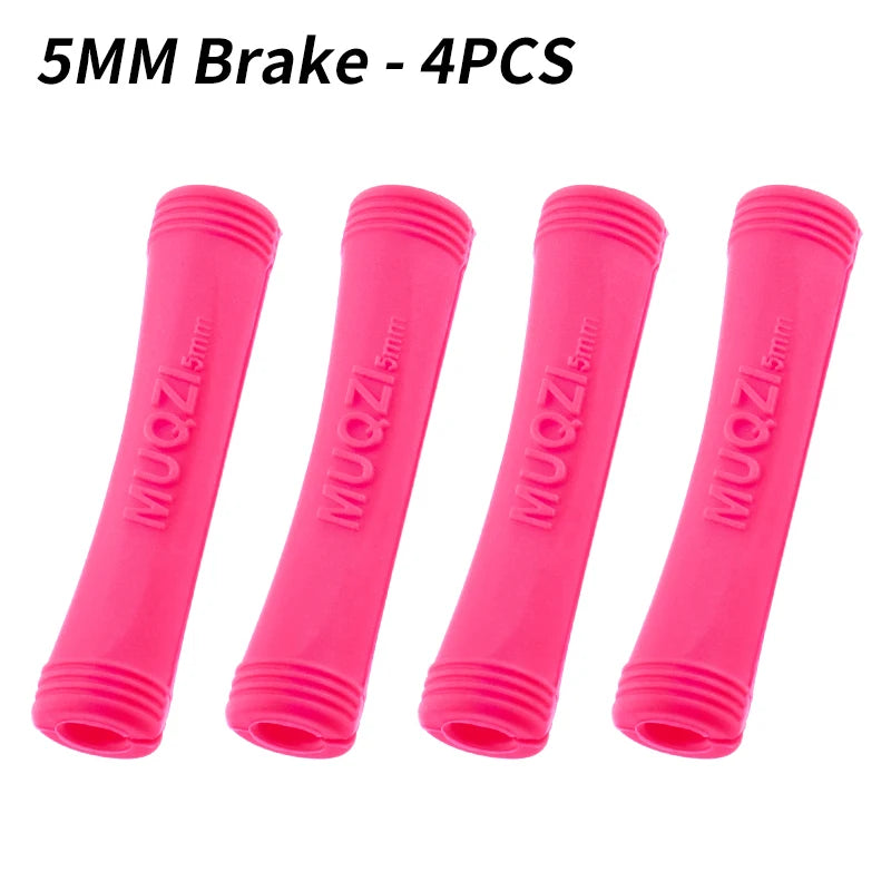 MUQZI 4/8pcs Bicycle Cable Protector Brake Shift Line Frame Protect Sleeve MTB Road Fixed Gear Bike Universal