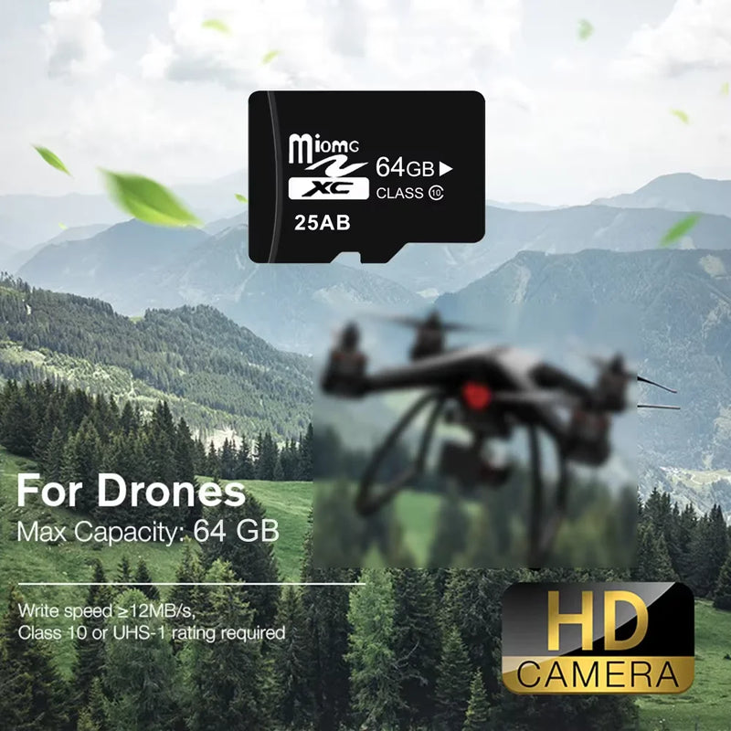 Memory Card High Speed C10 SD Card 128GB 64GB 32GB U3 A2 Flash Memory Card Micro Tarjeta SD For Phone