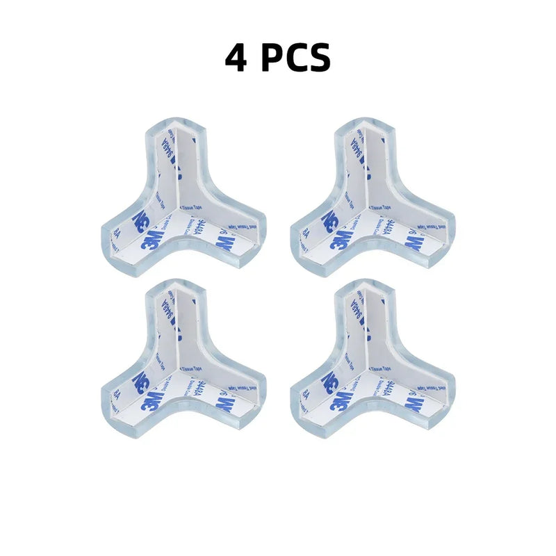 safety Baby Safety Silicone Table Corner Protector Furniture  Protection Cover Transparent Children Anti Collision Edge Guards