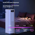 AIRPLUS 7500 BTU Portable Air Conditioner Cools 500 Sq. Ft. with Dehumidifier with Large Air Outlet Quiet for Bedroom