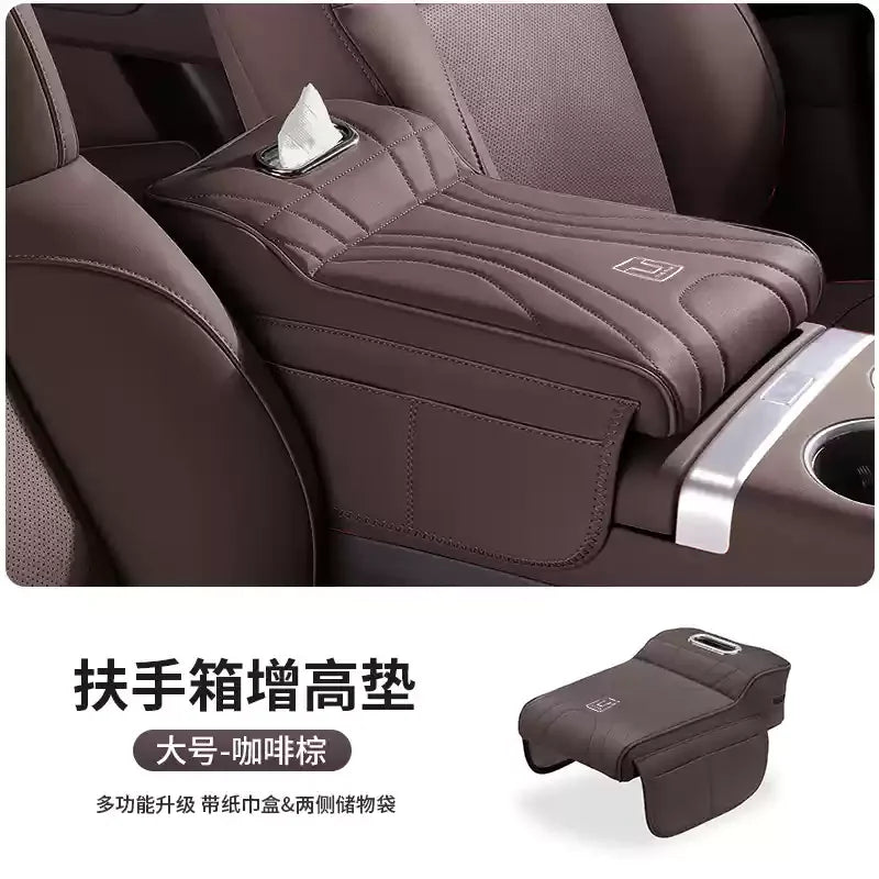 For GWM Tank 500 Hi4-T Hi4-Z 2025 2024 Armrest Box Height Pad Special Central Elbow Support Tissue Box Storage Box