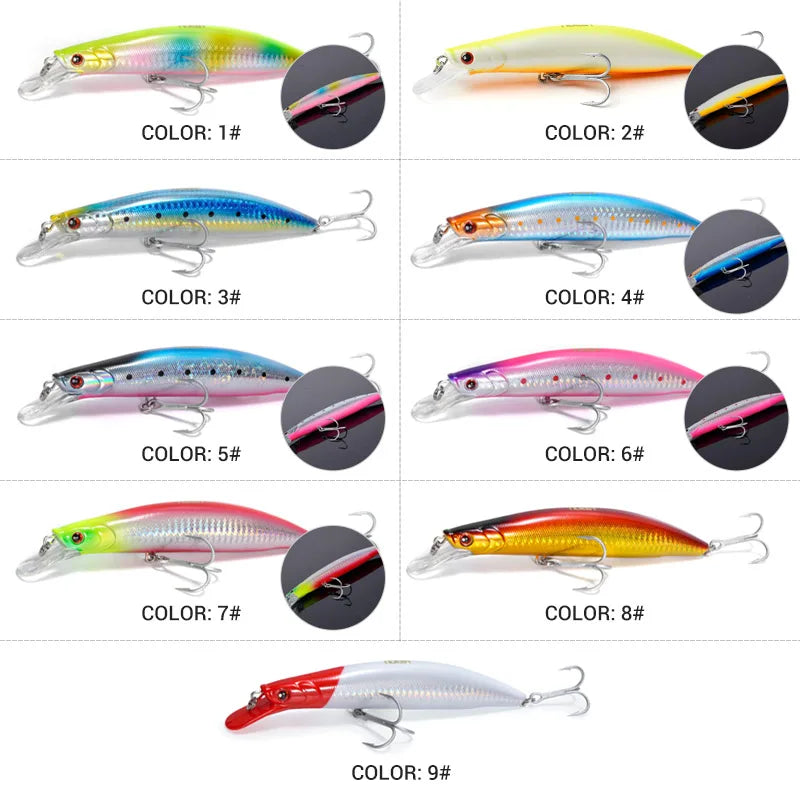 NOEBY Suspending Minnow 135mm 30g Fishing Lure Artificial | SAMAG