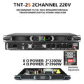 FUHAM TNT-2S/4S Class D Digital Power Amplifier 2200W 8Ω 2/4 Channel Professional Audio DJ Stage Subwoofer Line Array Speaker Am