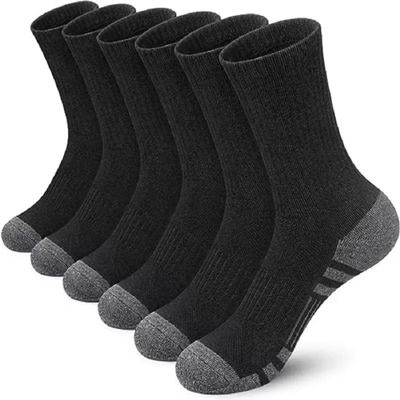 5 Pairs Men's Athletic Socks Sport Running Calf | SAMAG