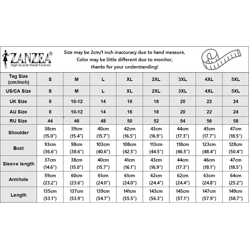ZANZEA Muslim Women Maxi Dress Modest Fashion Hijab | SAMAG