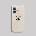 Bear For iPhone 16 15 14 13 12 11 Pro Max Case Soft Silicone Soft Case
