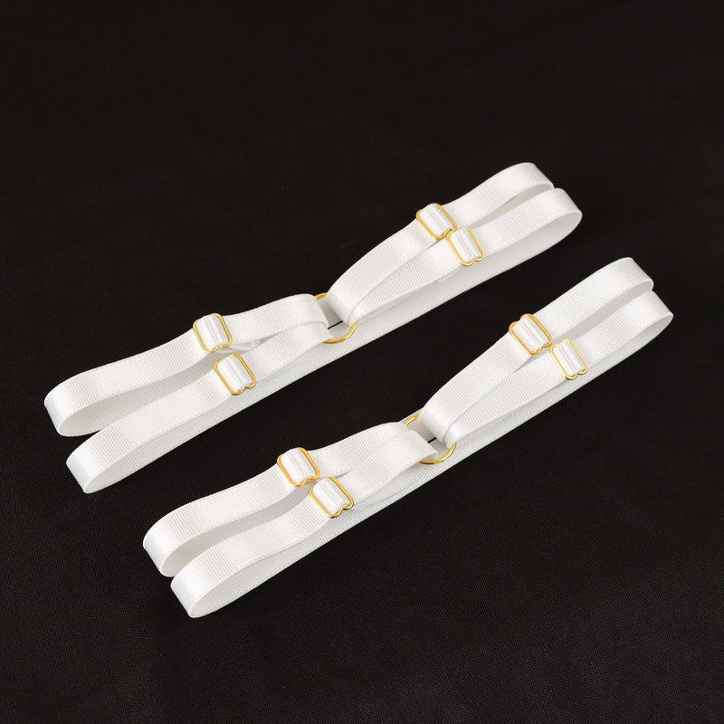 2 PCS Women's Sexy Lingerie With Elastic Garter Straps Lingerie Accessories Role-playing Sexy Leg Rings White garter  Strap