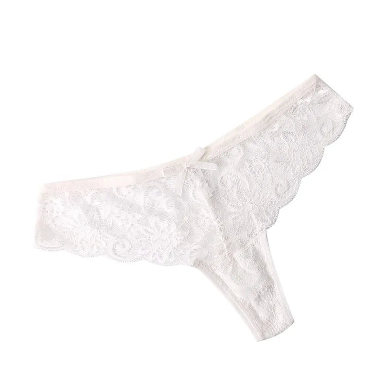 Women's Panties Sexy Lace Transparent Underwear Hollow Out Female Low Waist Briefs Breathable Lingerie Intimates Underpants