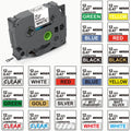TZe-231 12mm Label Tape Compatible Brother TZe Tape TZe231 Tze131 Tze-631 Tze-531 for Brother Marker PTD450 PT-H110 Label Maker