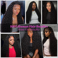 Mongolian Hair Curly Human Hair Bundles 1 3 Jerry Deep Wave Bundles Human Hair 30 32 Inch Burmese Curly  Extensions Bundles