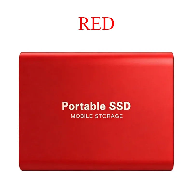 Large Capacity External Hard Drive Portable Hard Disk Ultra Slim Design Storage Device for Daily Use