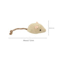 New Cat Toy Simulation Plush Grass Mouse Self Entertaining Chew Resistant Interactive with Catnip for Kitten Pet Play