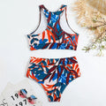 Sexy Print Bikini Hight Waist Tankini Swimsuit Bathing | SAMAG