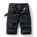 Men Cotton 100% Cargo Shorts New Summer Man Multi Pockets | SAMAG