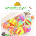 Glowing Ball Dog Toy Led Puppy Bouncy Chew Dog Ball Molar Toy Pet Color Light Ball Interactive Toys for Cats Small Dogs