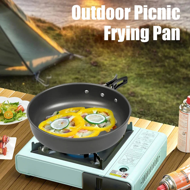 Pandatour Camping Folding Aluminum Frypan Non - stick Pan - View 3 | SAMAG