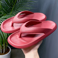 Women's Classy Flip-Flops for Women, Summer Flip-Flops for Beach Couples, New Thick-Soled Outer Wear Sandals for Men, Bathroom Bathing Non-Slip Slippers