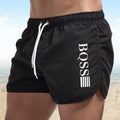 Summer Shorts Men Fast Drying Swim Shorts Breathable Net Fast Drying Surf Beach Pants Men's Fitness Pants Elastic Waist Shorts