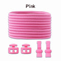 1 Pair Elastic Shoelaces Kit with Push Button Lock Stretch No Tie Shoe Laces for Running Sneakers Sports Shoes Adults Kids