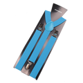 Unisex Elastic Leather Suspenders Braces Men Women Gift Black Blue Red Adjustable Straps for Wedding Suit Skirt Accessories