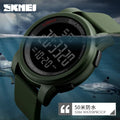 SKMEI Multifunction Back Light Display Countdown Sport Watches For Men Women Alarm 5Bar Waterproof Digital Electronic Wristwatch